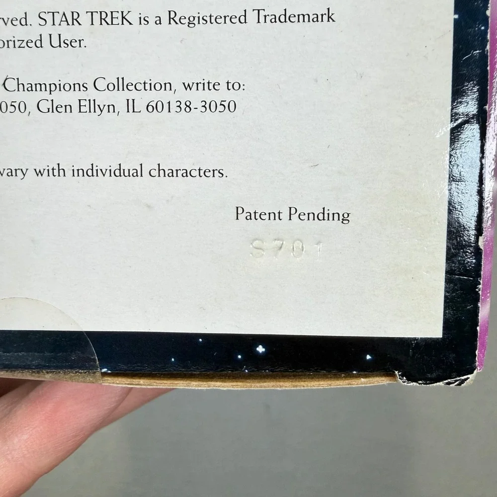 Star Trek Spock Pewter‎ Figure Ltd Ed 0790/9998 Champions 1979 Motion Pic